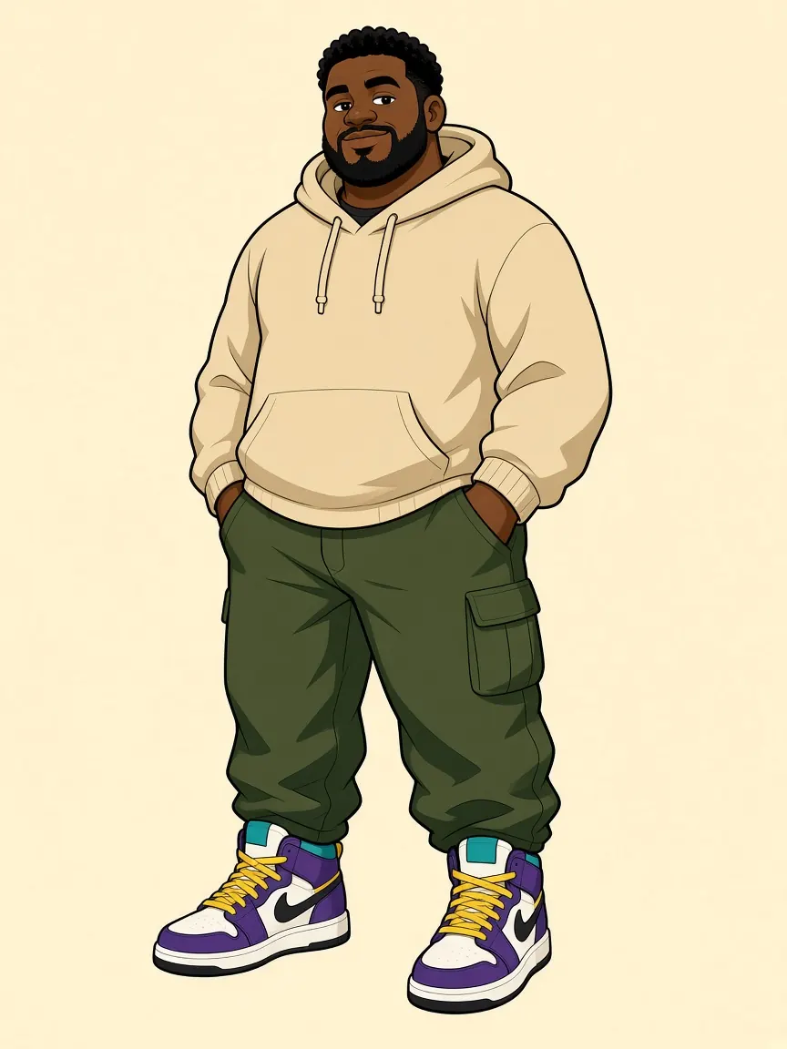 Cartoon Full body character example